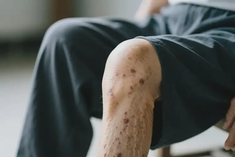 高龄老人大腿偶尔长湿疹不管它会自己好吗(图2)