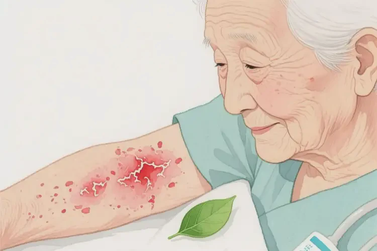 高齡老人手臂上偶爾起濕疹不管它會自己自愈嗎(圖4)