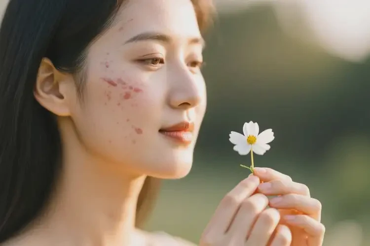 女性臉上偶爾起濕疹能夠徹底治愈嗎(圖1)