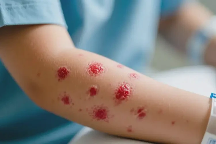 小孩手臂出现湿疹能够彻底治愈吗(图4)