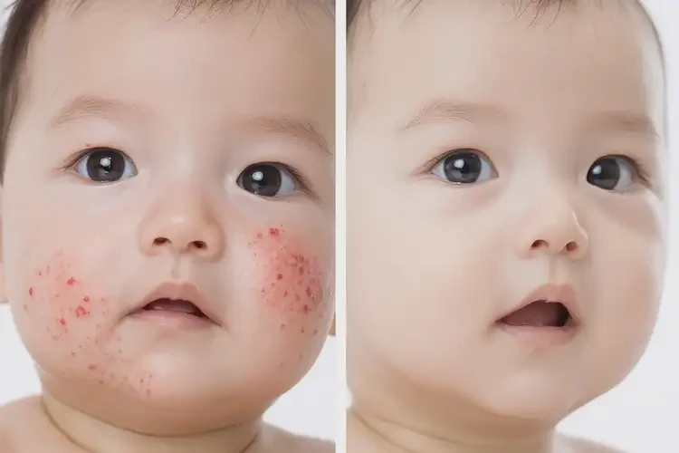 嬰兒身上容易長(zhǎng)濕疹可不可以徹底自愈(圖1)