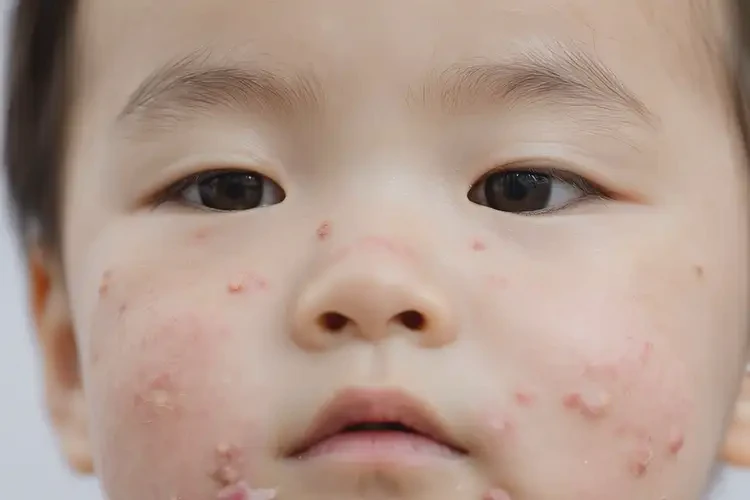 幼兒臉上偶爾起濕疹不管它會(huì)自己好嗎(圖4)