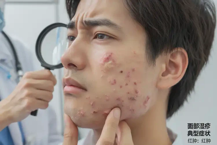 青年人面部容易起濕疹可以徹底自愈嗎(圖4)