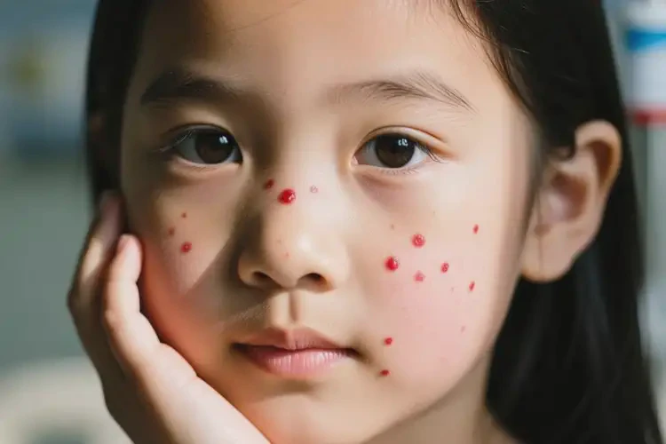 女生面部偶爾長(zhǎng)濕疹不管它會(huì)自己自愈嗎(圖2)