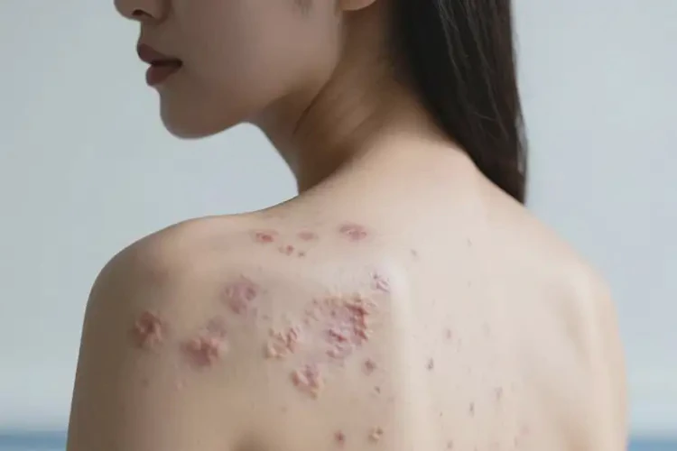 女生身上出現(xiàn)濕疹不管它會(huì)自己好嗎(圖1)