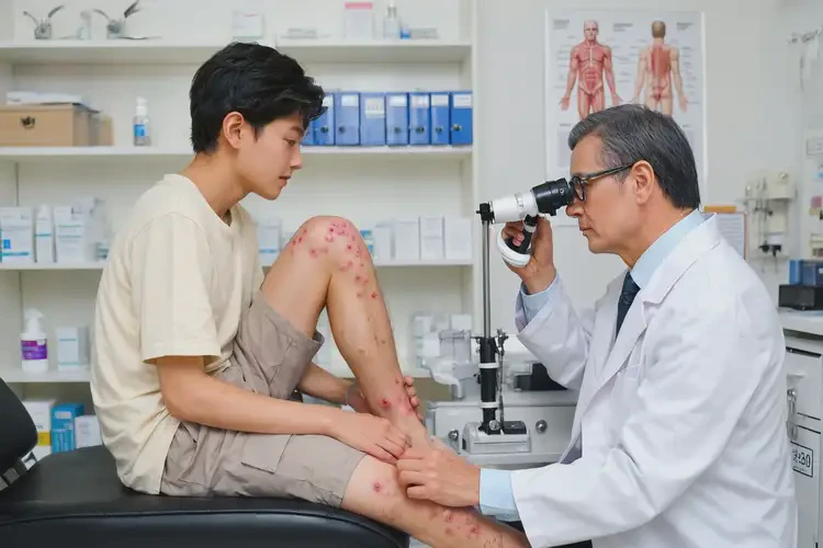 大學生小腿經(jīng)常起濕疹能不能徹底自愈(圖2)