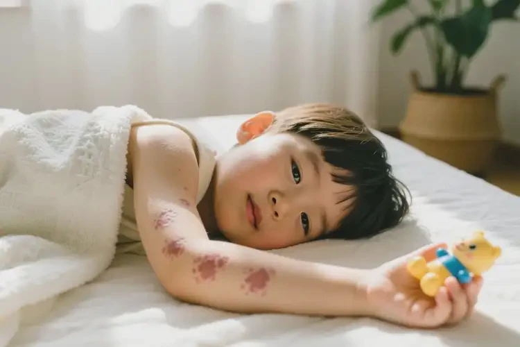 孩子手臂偶爾起濕疹不管它會(huì)自己痊愈嗎(圖2)