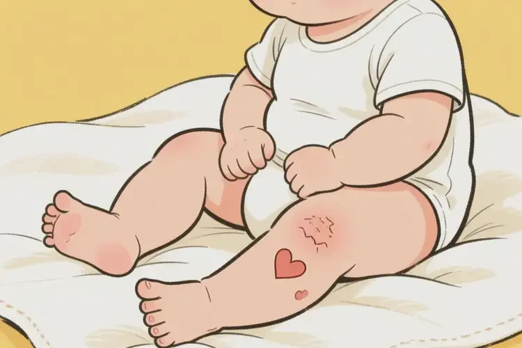嬰幼兒小腿出濕疹能徹底自愈嗎(圖2)