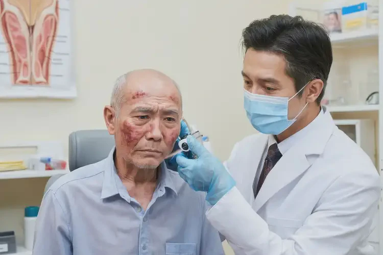 老年人臉上經(jīng)常長濕疹可以徹底自愈嗎(圖3)