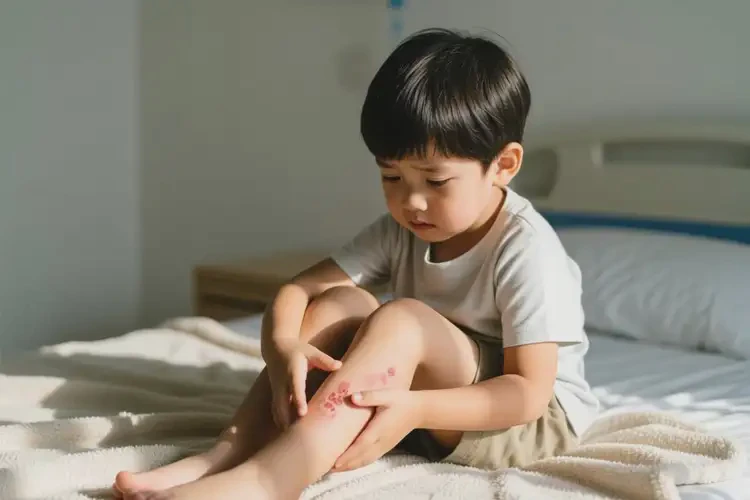孩子小腿長(zhǎng)濕疹不管它會(huì)自己好嗎(圖3)