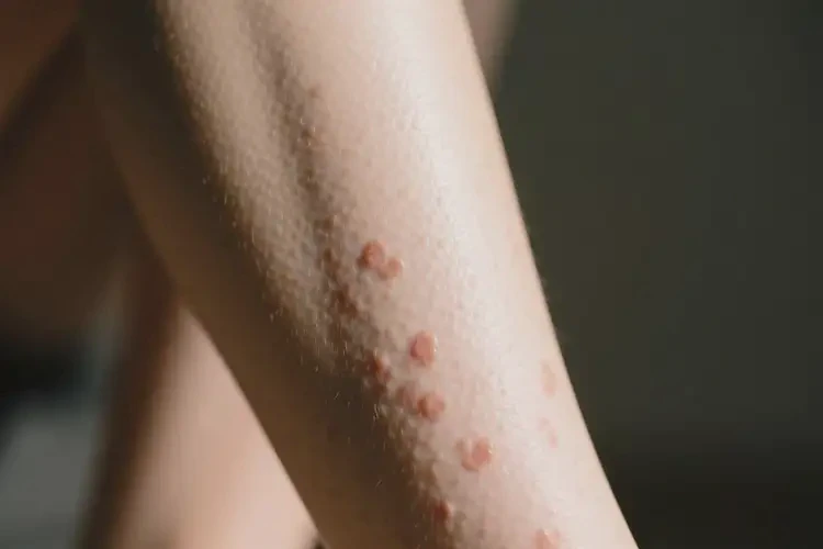 女人小腿偶爾長(zhǎng)濕疹能夠徹底治愈嗎(圖4)