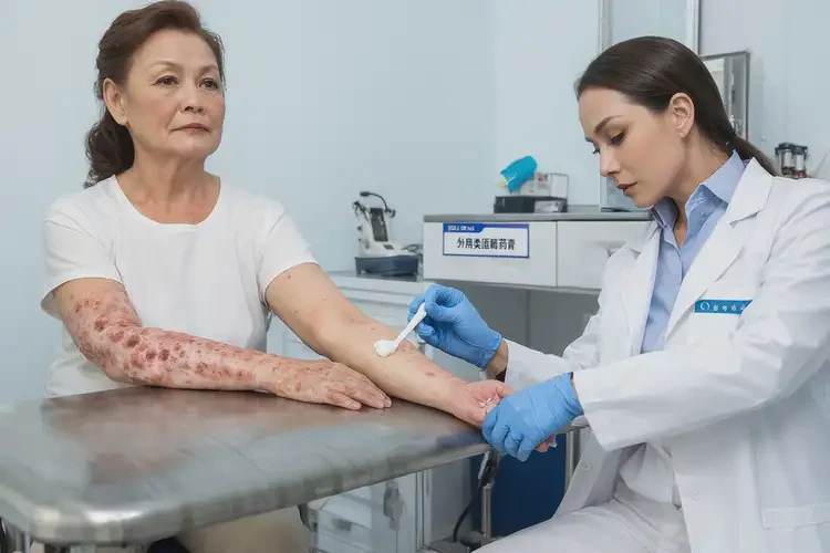 女人手臂有濕疹不管它會(huì)自己好嗎(圖3)