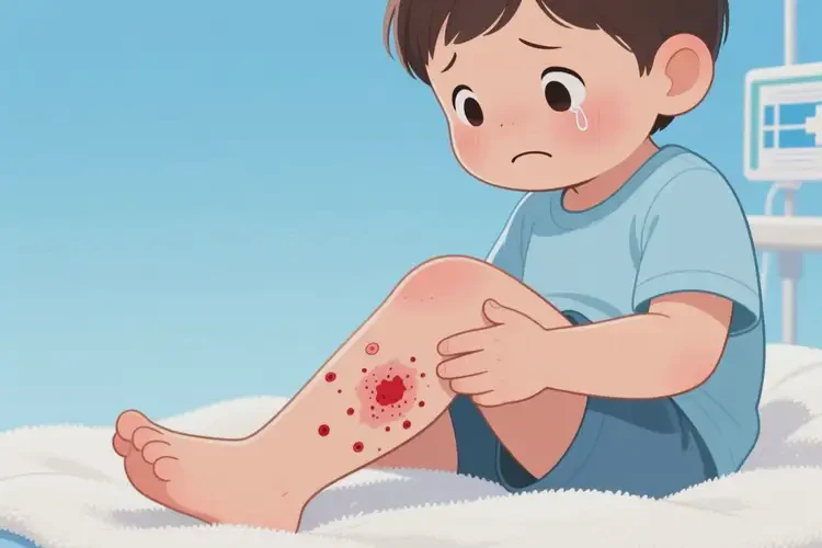 少兒小腿上出濕疹不管它會(huì)自己好嗎(圖4)