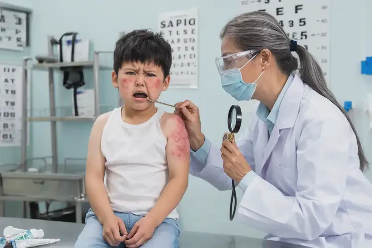 少兒面部偶爾起濕疹能徹底自愈嗎(圖3)