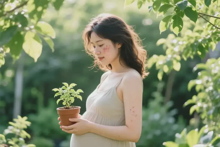 孕婦臉上容易長濕疹能靠自己自愈嗎(圖1)