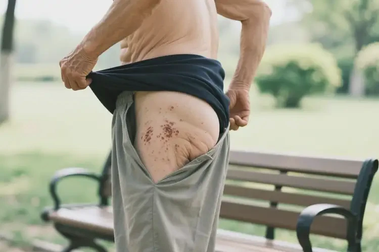 老年人屁股長濕疹不管它會自己痊愈嗎(圖2)