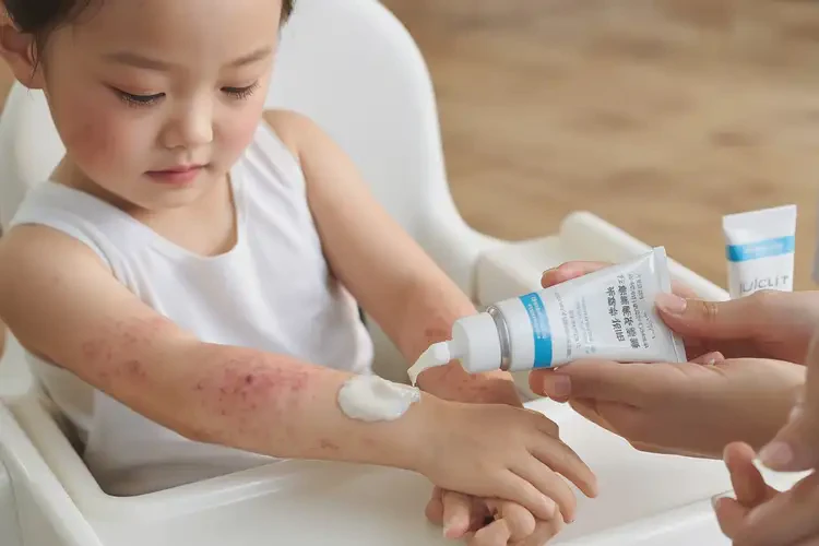 小孩全身長濕疹能徹底自愈嗎(圖2)