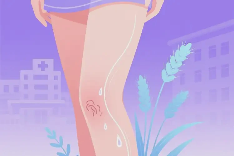 女性大腿上出濕疹不管它會自己自愈嗎(圖1)