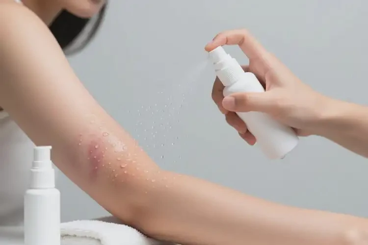 女生手臂有濕疹能夠徹底治愈嗎(圖1)