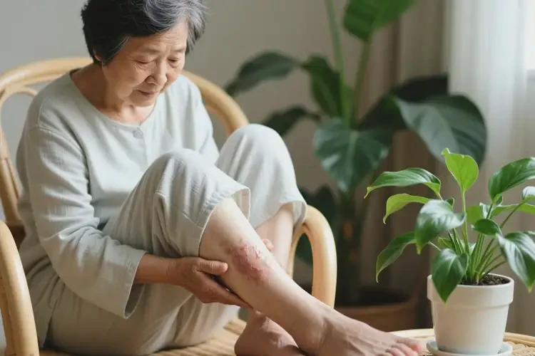 老年人小腿出濕疹能夠徹底治愈嗎(圖3)