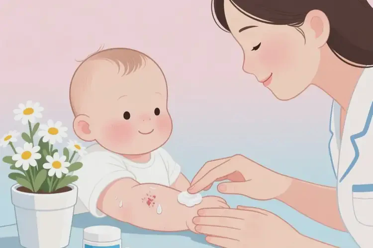 寶寶手臂起濕疹可不可以徹底自愈(圖4)