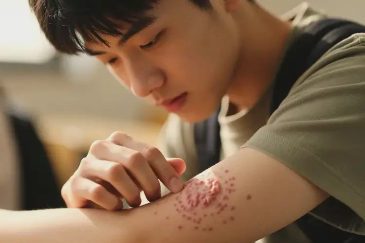 大學(xué)生四肢有濕疹不管它會(huì)自己好嗎(圖3)