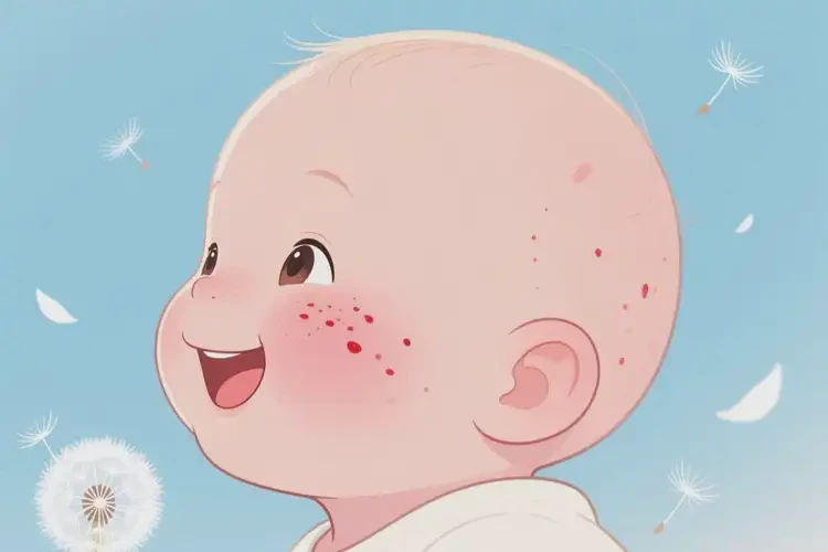 小兒面部出現(xiàn)濕疹不管它會自己痊愈嗎(圖4)