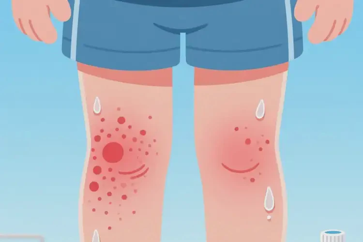 兒童大腿上偶爾起濕疹不管它會(huì)自己好嗎(圖4)