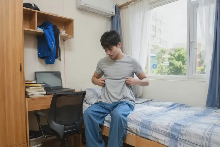 大學(xué)生大腿上容易長濕疹不管它會自己痊愈嗎(圖1)