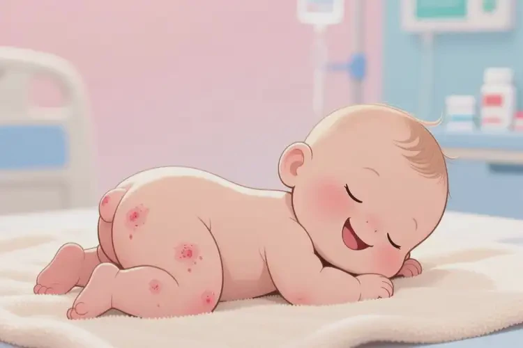 嬰兒屁股上起濕疹能靠自己自愈嗎(圖3)