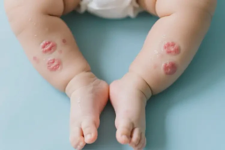 嬰幼兒四肢有濕疹不管它會自己痊愈嗎