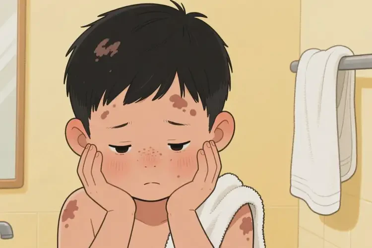 小學(xué)生臉上長濕疹不管它會自己好嗎(圖3)