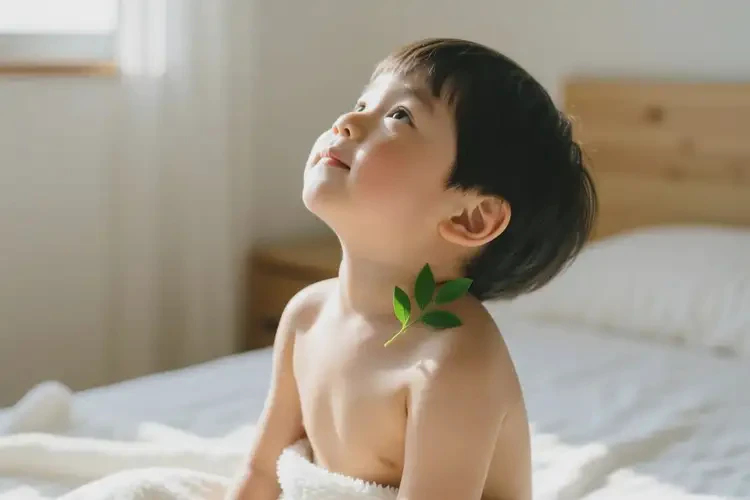 孩子脖子上容易长湿疹能彻底自愈吗(图3)