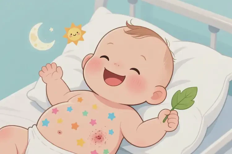 幼兒肚子經(jīng)常起濕疹能夠徹底治愈嗎(圖2)