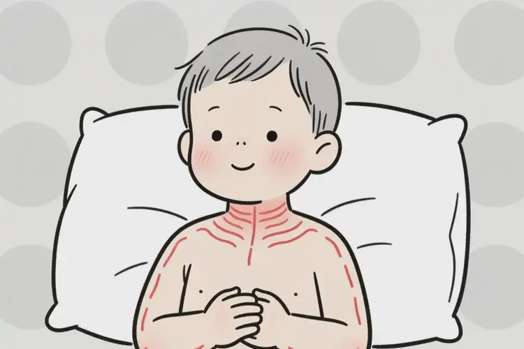 孩子脖子上有濕疹不管它會自己痊愈嗎(圖3)