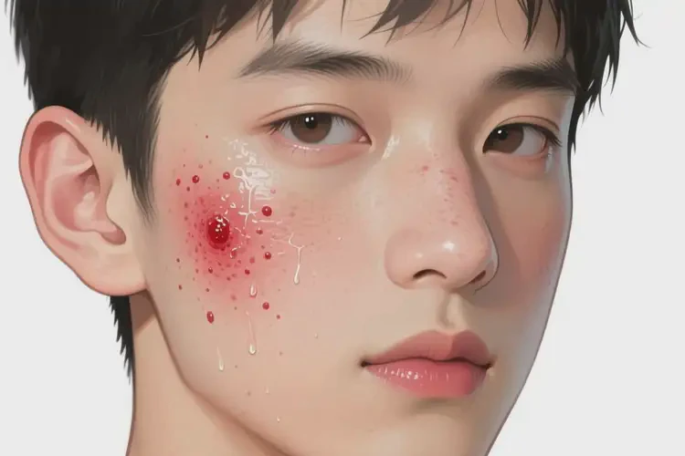 男生面部有濕疹能徹底自愈嗎(圖4)