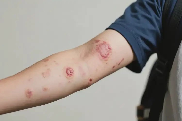 大學生手臂偶爾起濕疹不管它會自己自愈嗎(圖2)