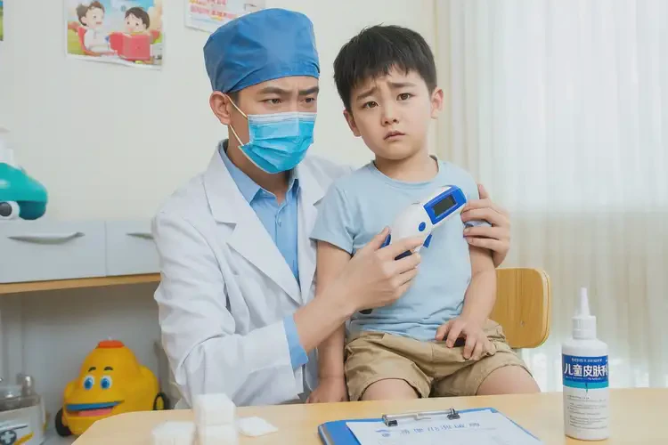 幼兒腳上起濕疹能夠徹底治愈嗎(圖1)