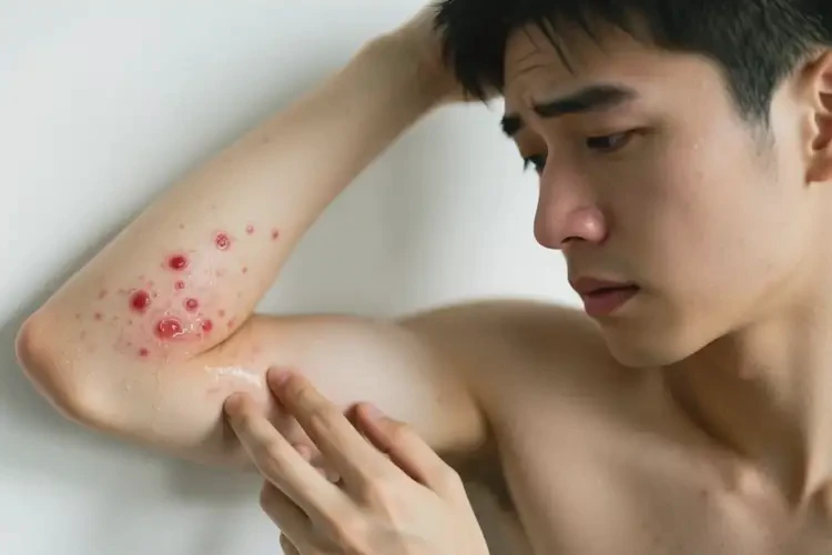 青年人身上出現(xiàn)濕疹不管它會(huì)自己痊愈嗎(圖3)