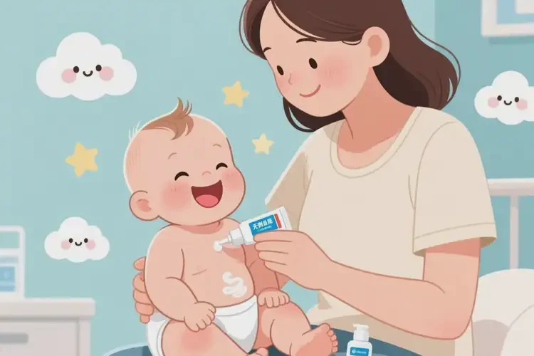 新生兒屁股上容易長(zhǎng)濕疹可以徹底自愈嗎(圖1)