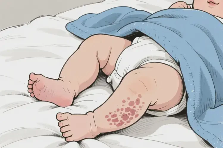 小兒大腿上經(jīng)常長(zhǎng)濕疹能徹底自愈嗎(圖2)