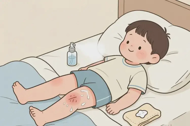 小孩大腿上起濕疹能夠徹底治愈嗎(圖3)