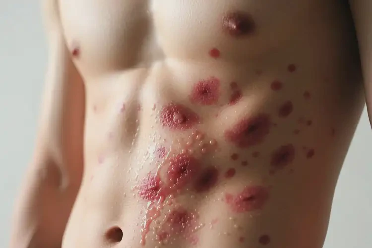 男性肚子起濕疹不管它會自己好嗎(圖4)