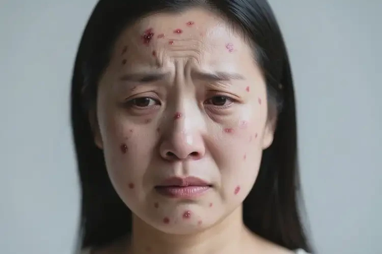 產(chǎn)婦面部起濕疹不管它會自己好嗎(圖2)