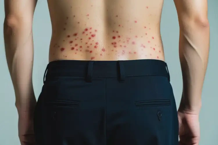 青年人屁股上長濕疹不管它會自己好嗎(圖1)