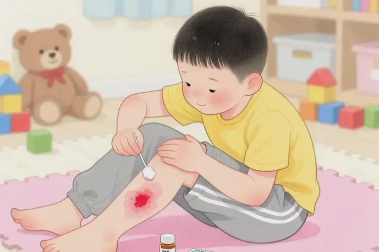 小学生小腿上容易长湿疹不管它会自己好吗(图2)