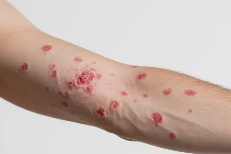 男性四肢出濕疹不管它會(huì)自己好嗎(圖4)