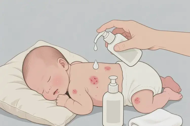 新生兒四肢偶爾起濕疹能夠徹底治愈嗎(圖1)
