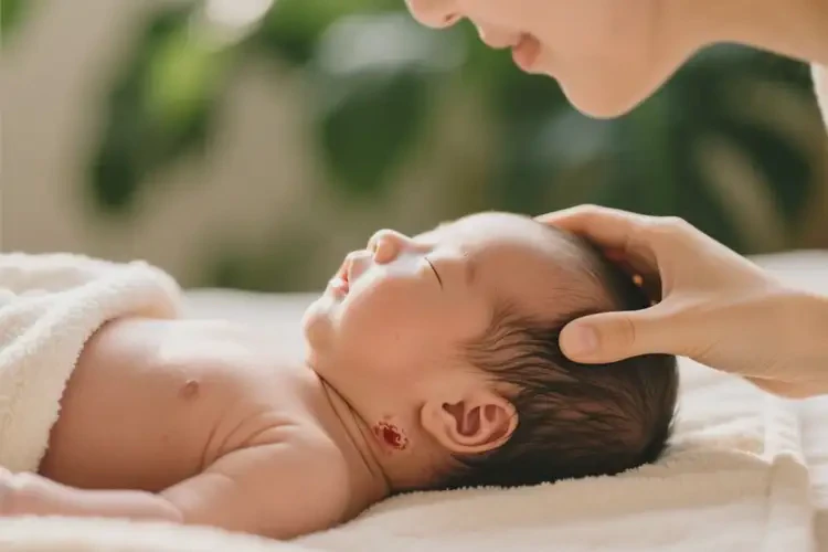 新生兒脖子偶爾起濕疹能夠徹底治愈嗎(圖3)