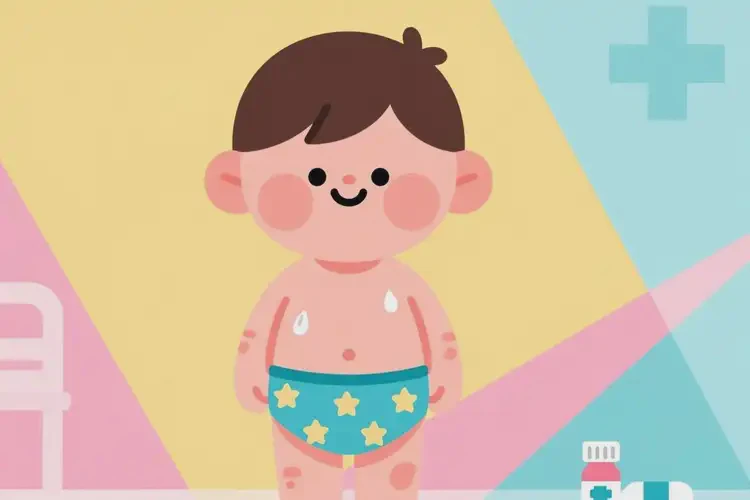 儿童屁股上经常长湿疹可不可以彻底自愈(图1)